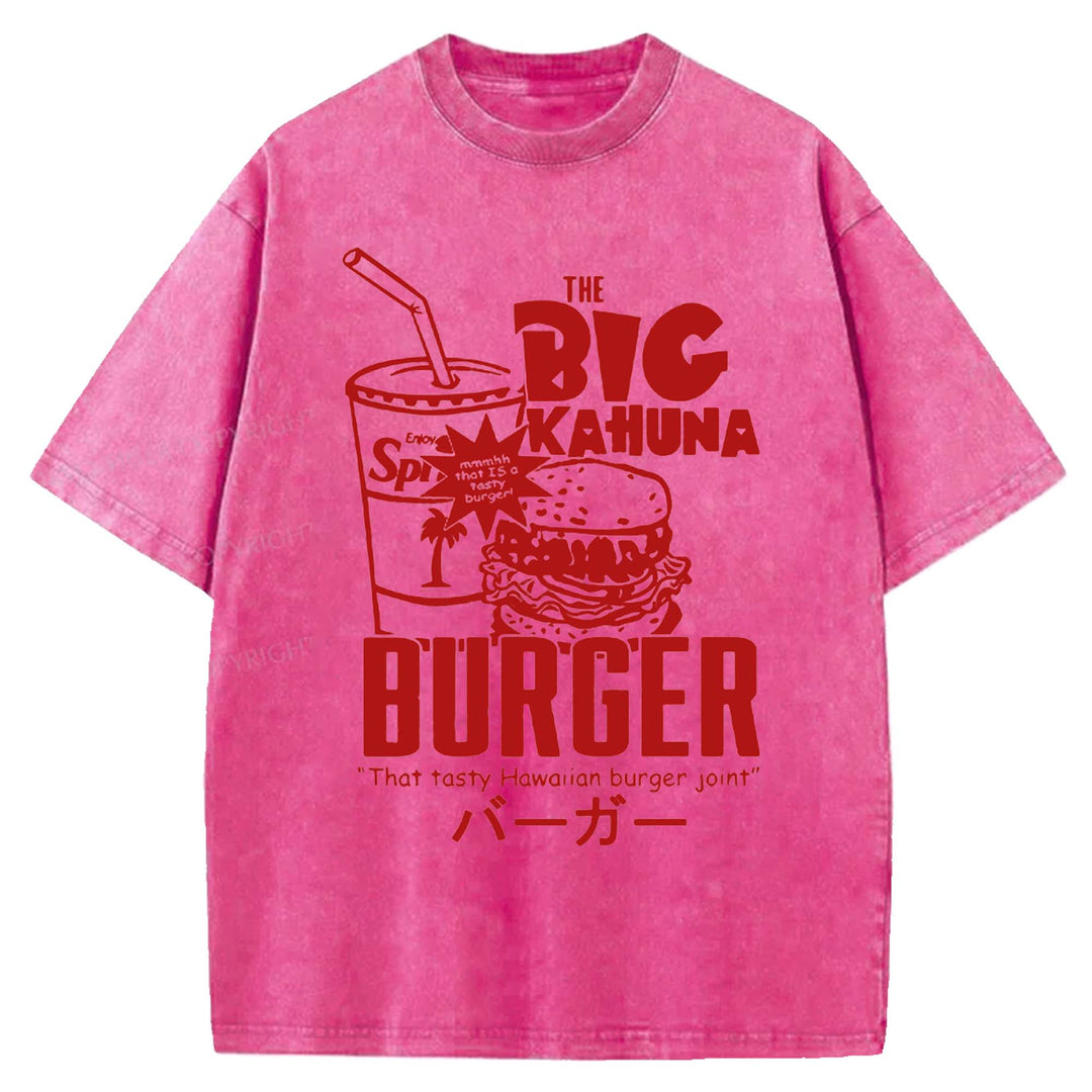 The Big Kahuna Burger Washed Crew Neck T-shirt