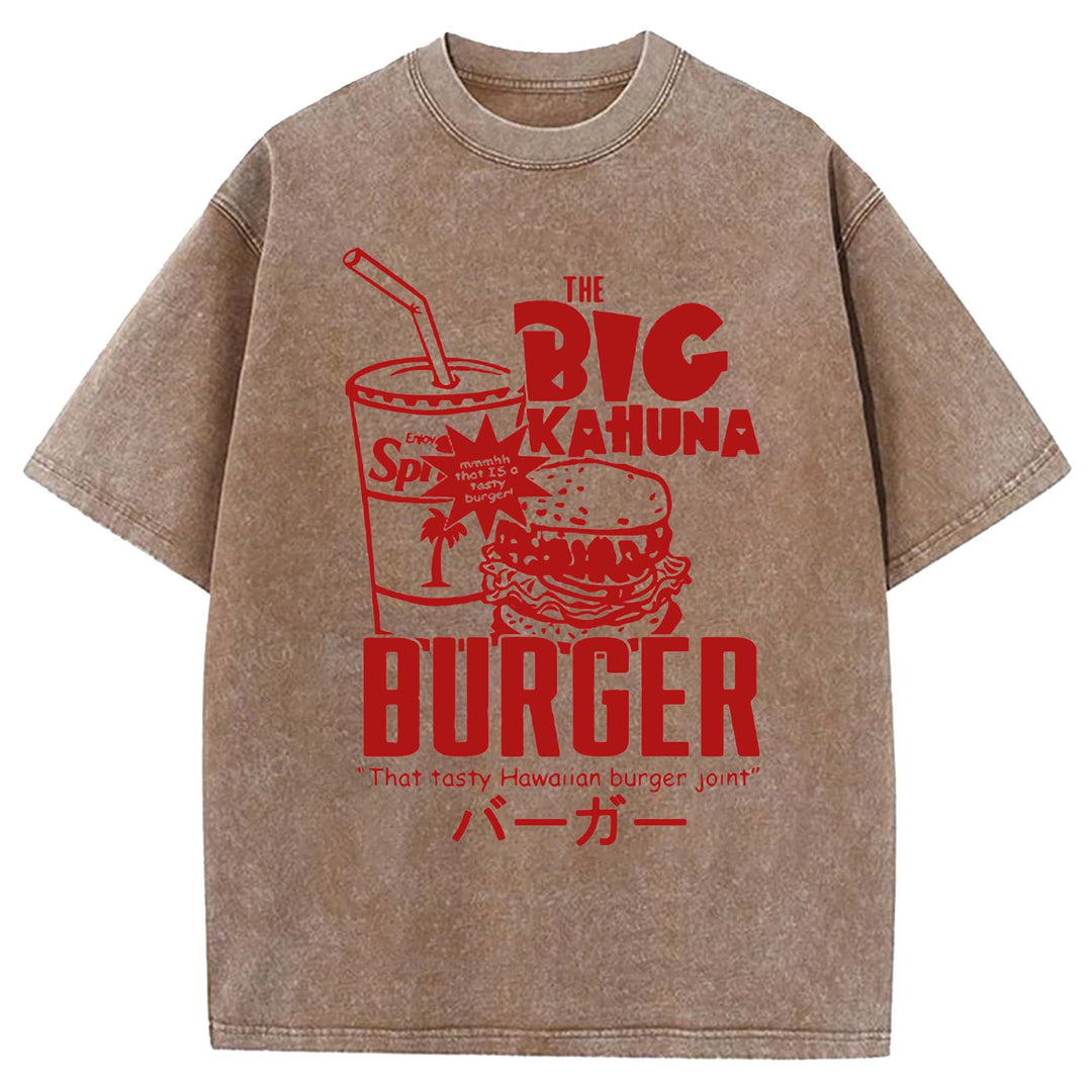 The Big Kahuna Burger Washed Crew Neck T-shirt