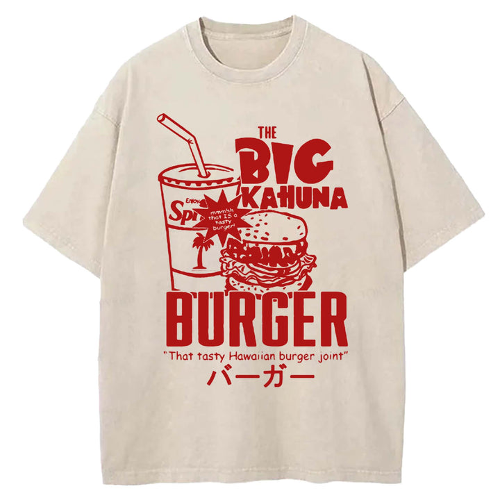 The Big Kahuna Burger Washed Crew Neck T-shirt