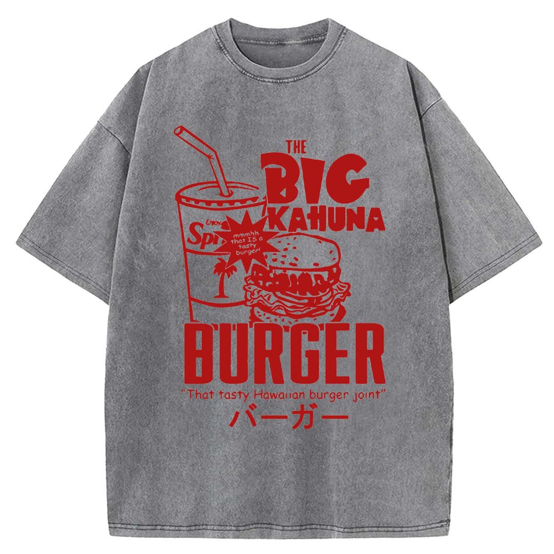 The Big Kahuna Burger Washed Crew Neck T-shirt