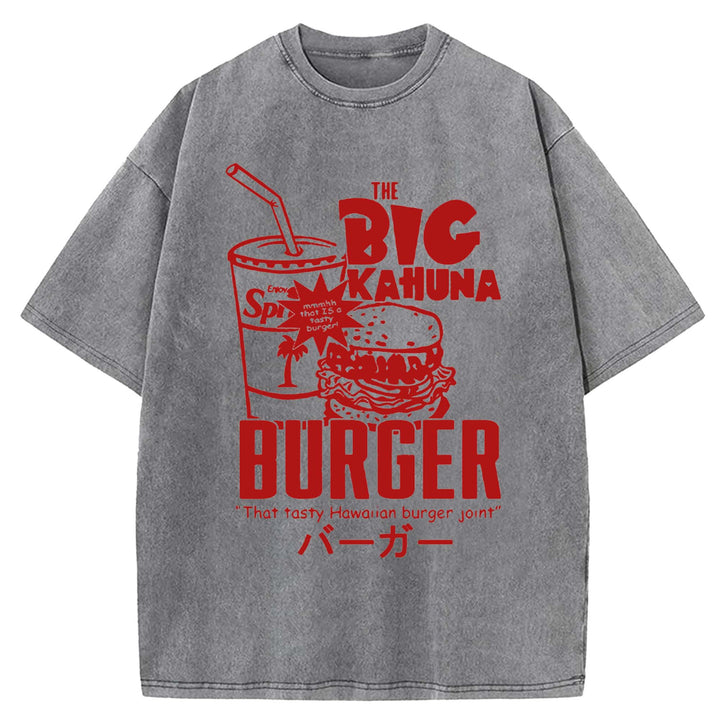 The Big Kahuna Burger Washed Crew Neck T-shirt