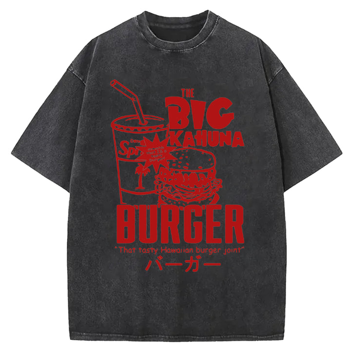 The Big Kahuna Burger Washed Crew Neck T-shirt