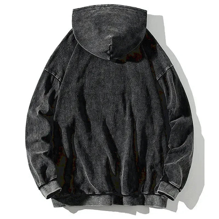 The Great Wave Washed Hoodie