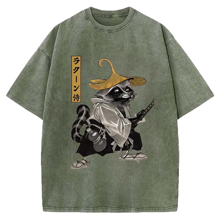 Japan Bonsai Washed Crew Neck T-Shirt