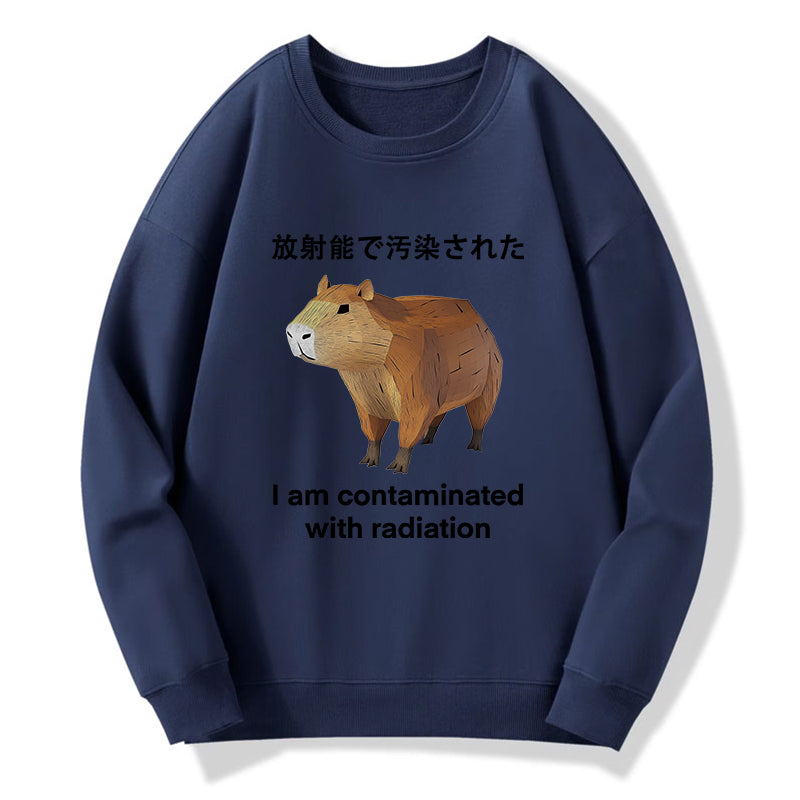 Capybara Contaminated By Radiation Sweatshirt