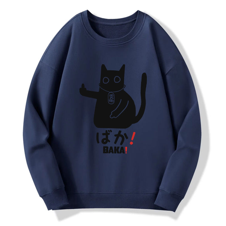 Japanese Baka Cat Sweatshirt