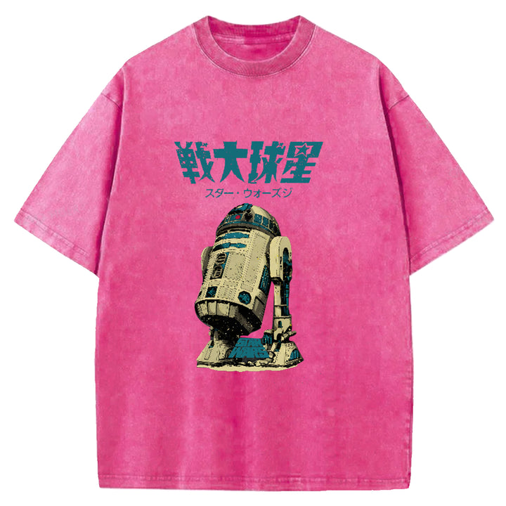 Star Wars Vintage Japanese Washed Crew Neck T-Shirt