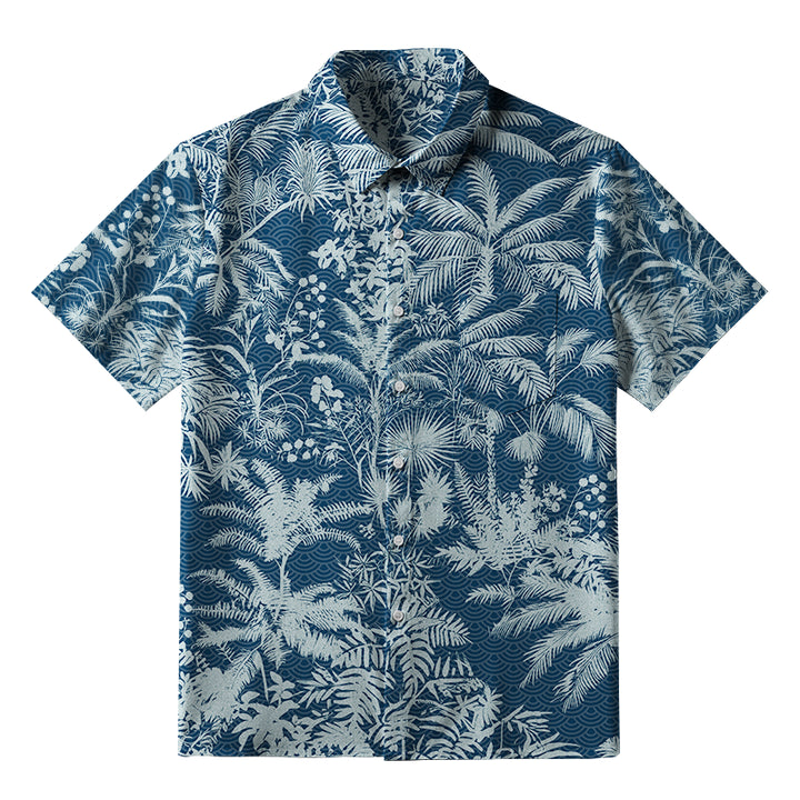 Tropical Plants And Trees Button-up Shirt