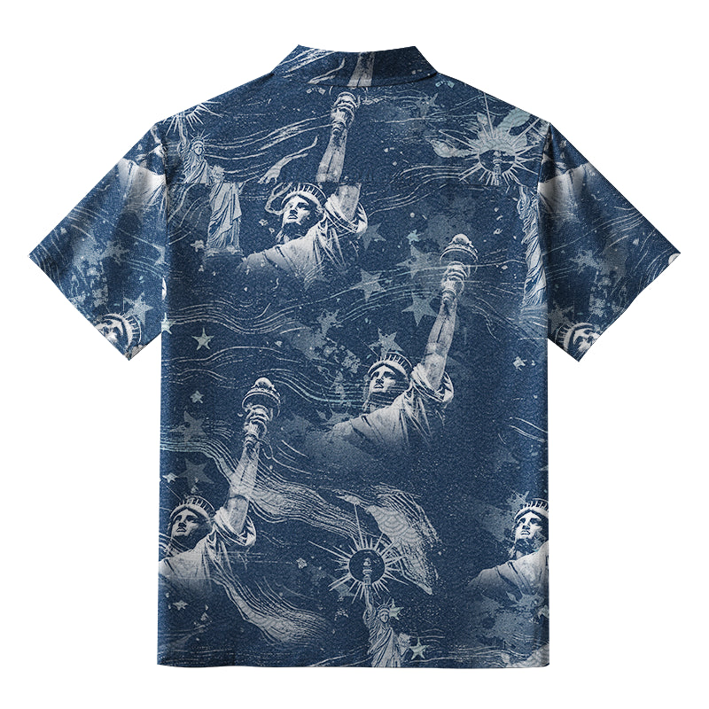 Statue Of Liberty Button-up Shirt