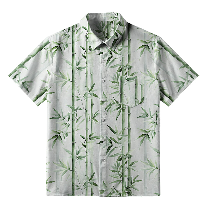 Zen Bamboo Grove Button-up Shirt