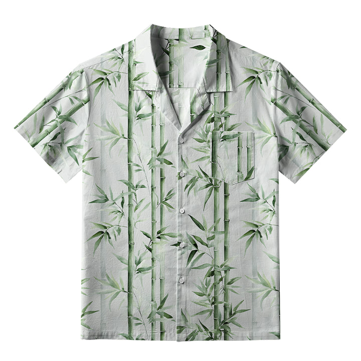 Zen Bamboo Grove Aloha Hawaiian Shirt