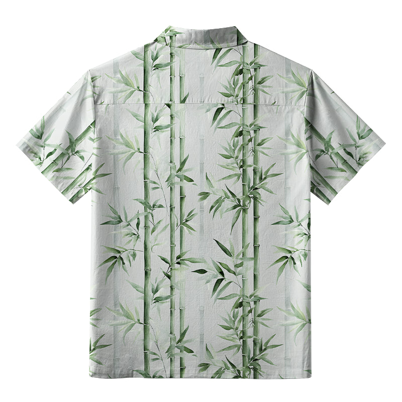Zen Bamboo Grove Aloha Hawaiian Shirt