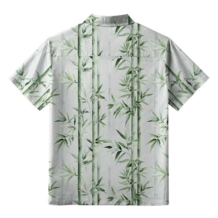 Zen Bamboo Grove Button-up Shirt