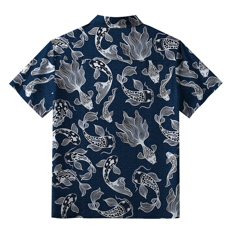 Japanese Koi Aloha Hawaiian Shirt