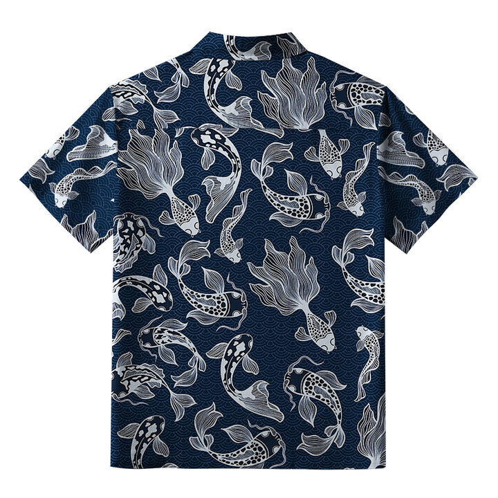 Japanese Koi Aloha Hawaiian Shirt