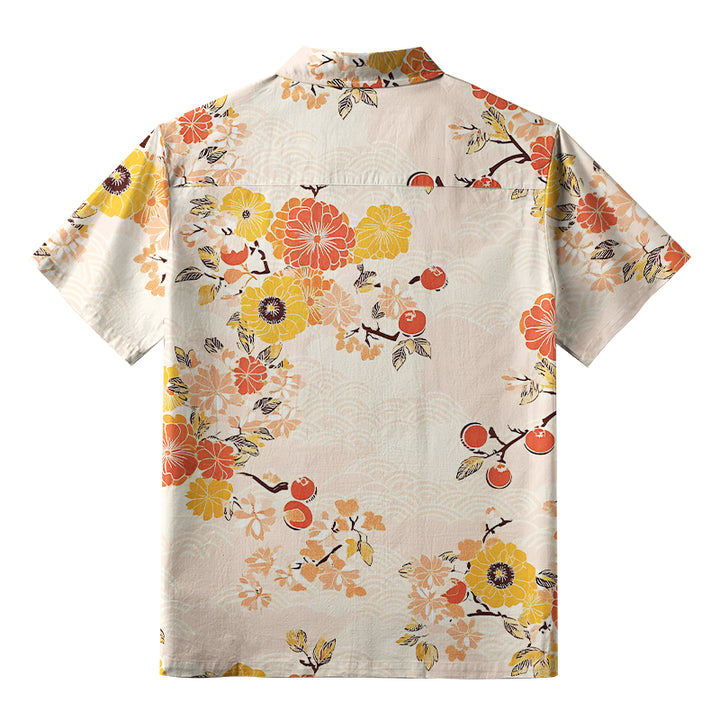 Fruitful Flower Button-up Shirt