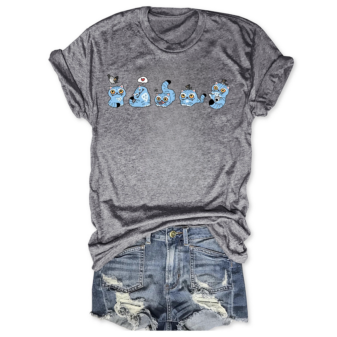 Kpop Demon Hunters Tiger Crew Neck T-shirt