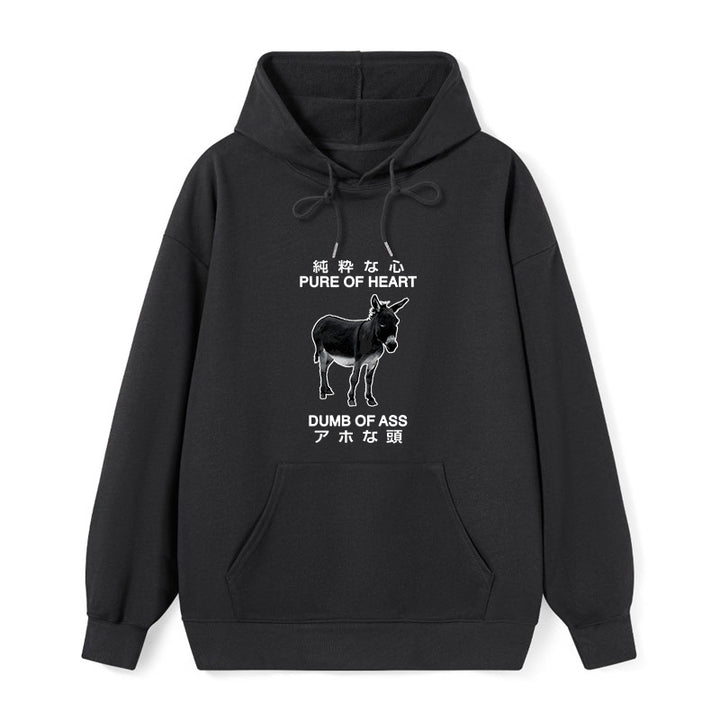 Pure Of Heart Dumb Of Ass Classic Hoodie