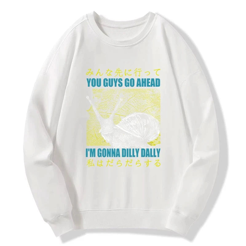 Slow Snail Japanese Sweatshirt