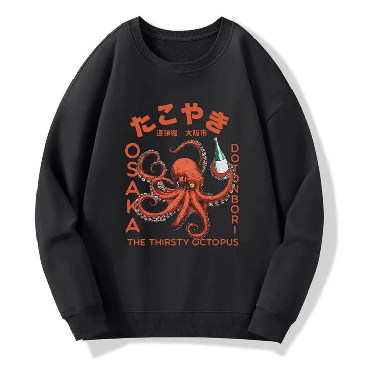 Octopus Drinks Soju Sweatshirt