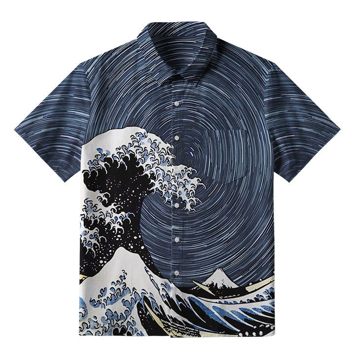 Great Wave Button-up Shirt