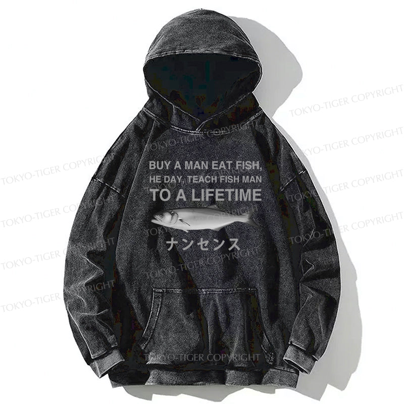 Funny To A Lifetime Washed Hoodie