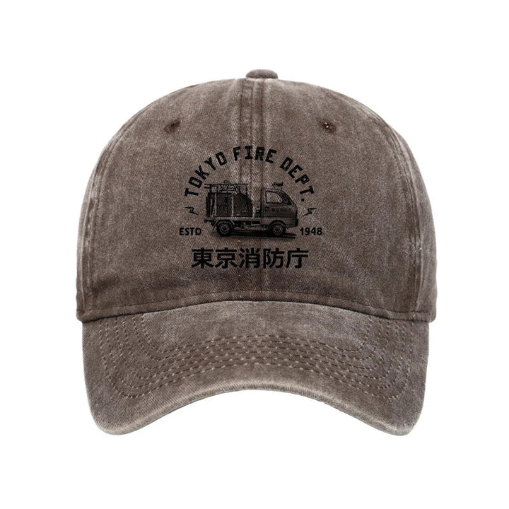 Tokyo Fire Dept Washed Cap