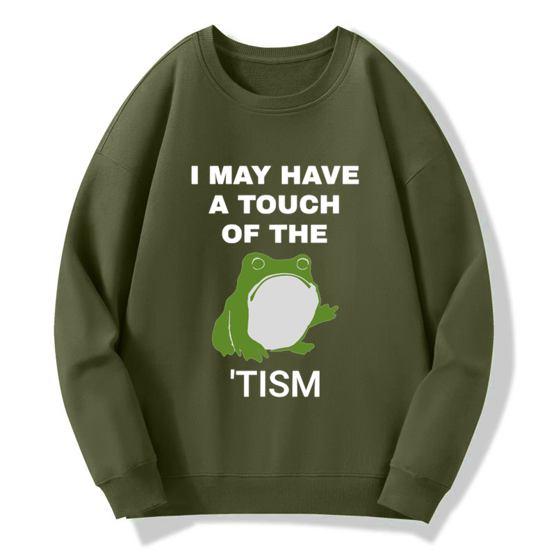 Funny Frog Flipping The Bird Sweatshirt