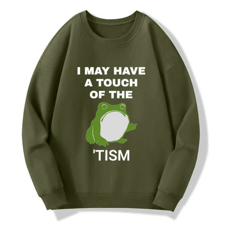 Funny Frog Flipping The Bird Sweatshirt