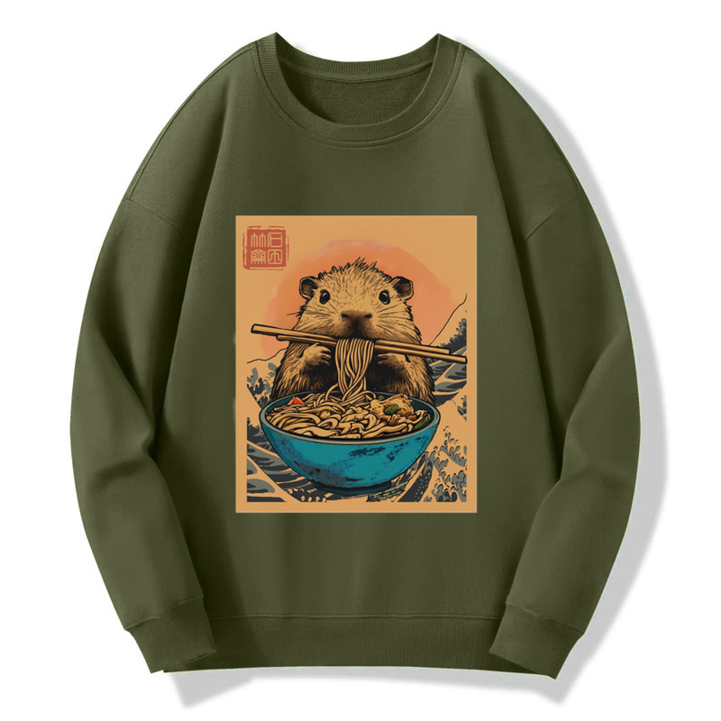 Opossum Eats Ramen Sweatshirt