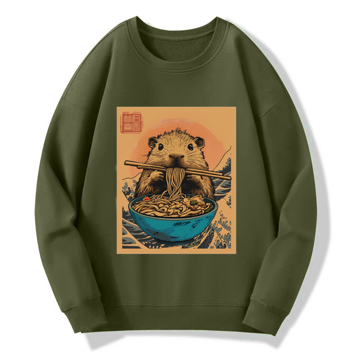 Opossum Eats Ramen Sweatshirt