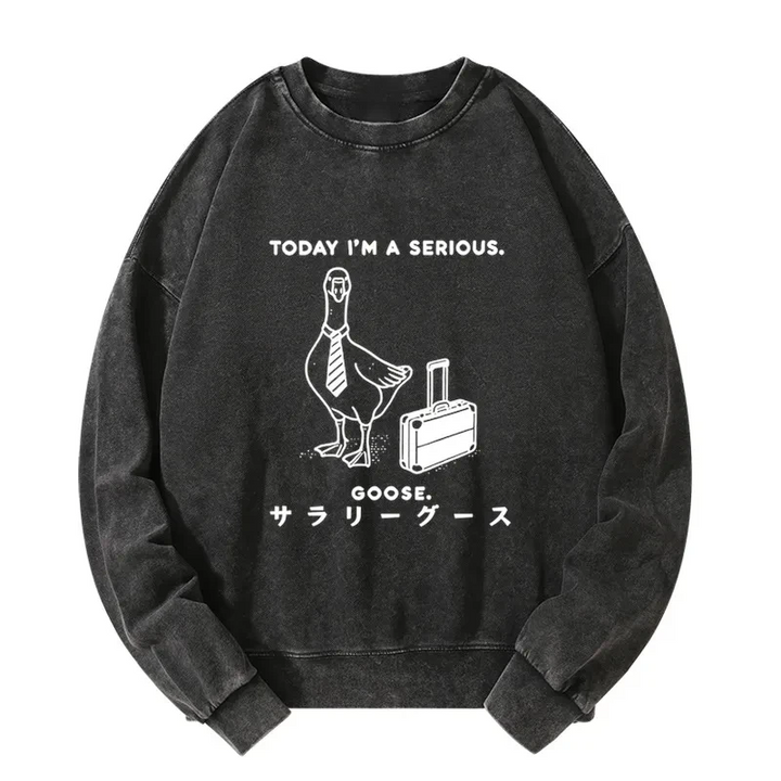 Hard Working Goose Washed Sweatshirt