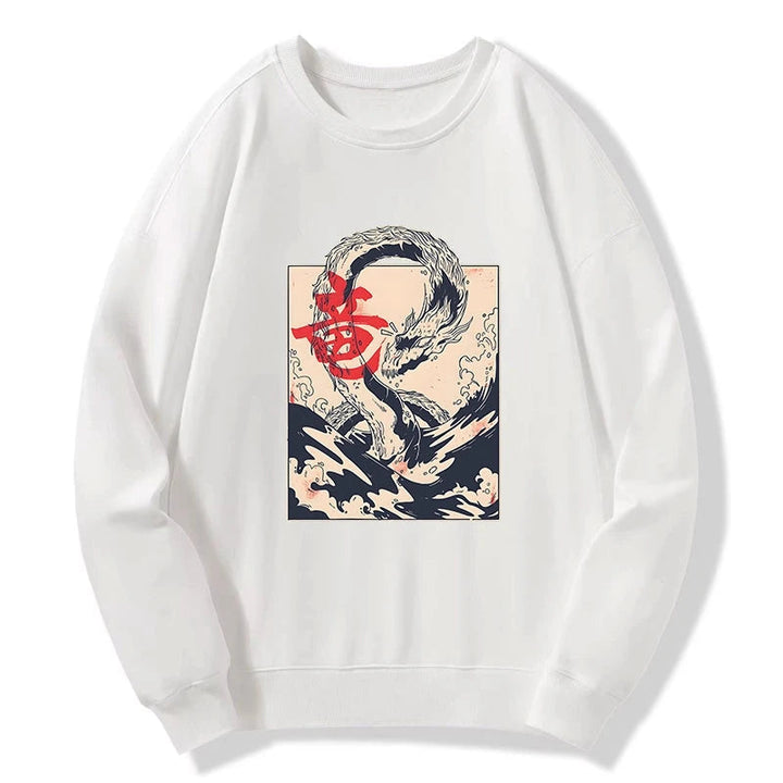 Sea Dragon Japanese Sweatshirt