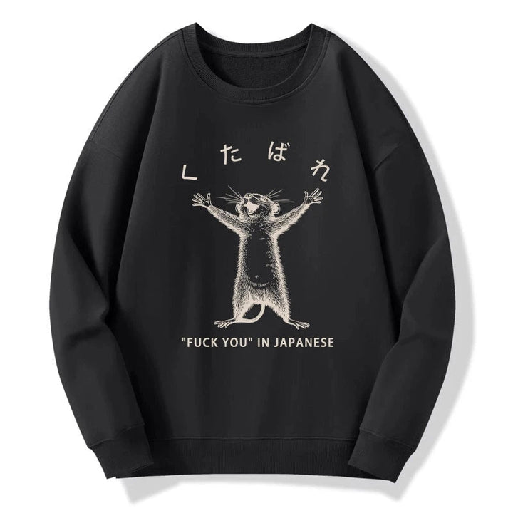 Happy Mouse Japanese Sweatshirt