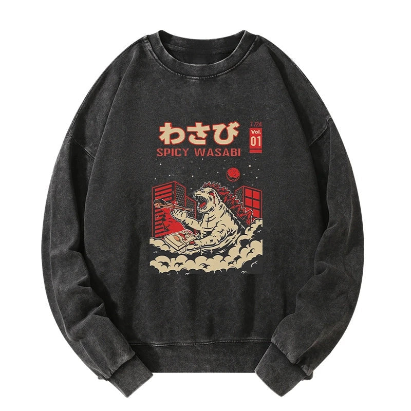 Spicy Wasabi Washed Sweatshirt