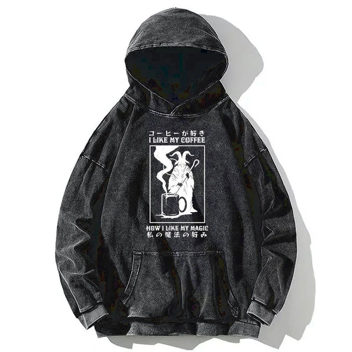 I Like My Coffee Washed Hoodie
