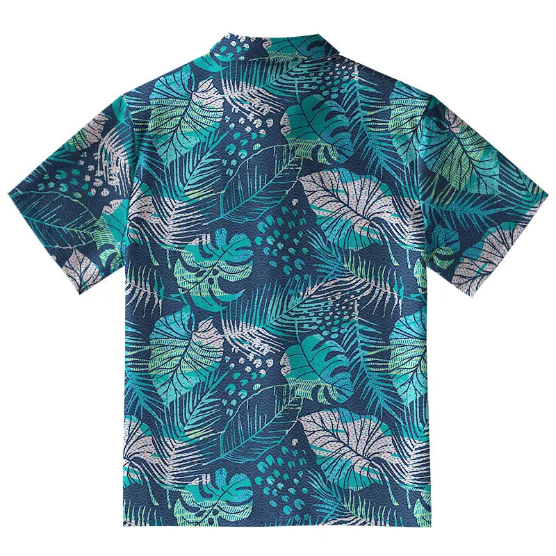 Intense Jungle Leaf Button-up Shirt