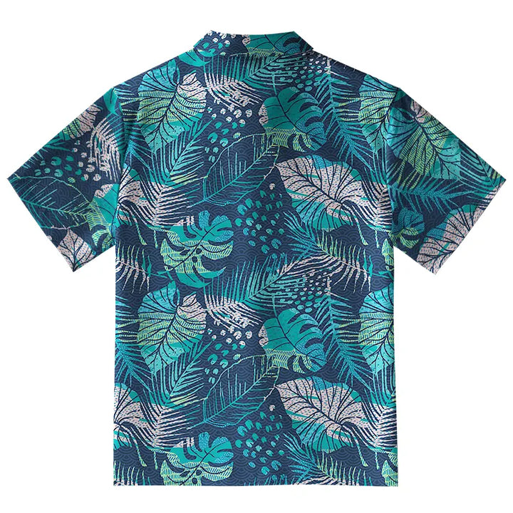 Intense Jungle Leaf Button-up Shirt