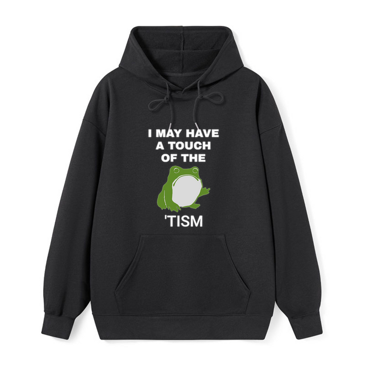 Funny Frog Flipping The Bird Classic Hoodie
