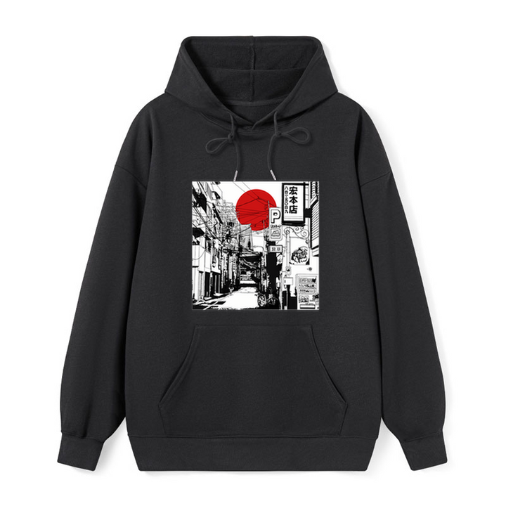 Sunrise On The Street Classic Hoodie