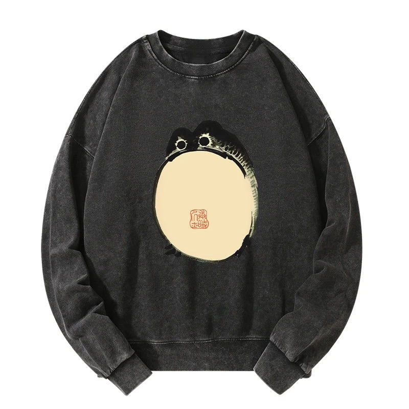 Grumpy Frog Japanese Washed Sweatshirt