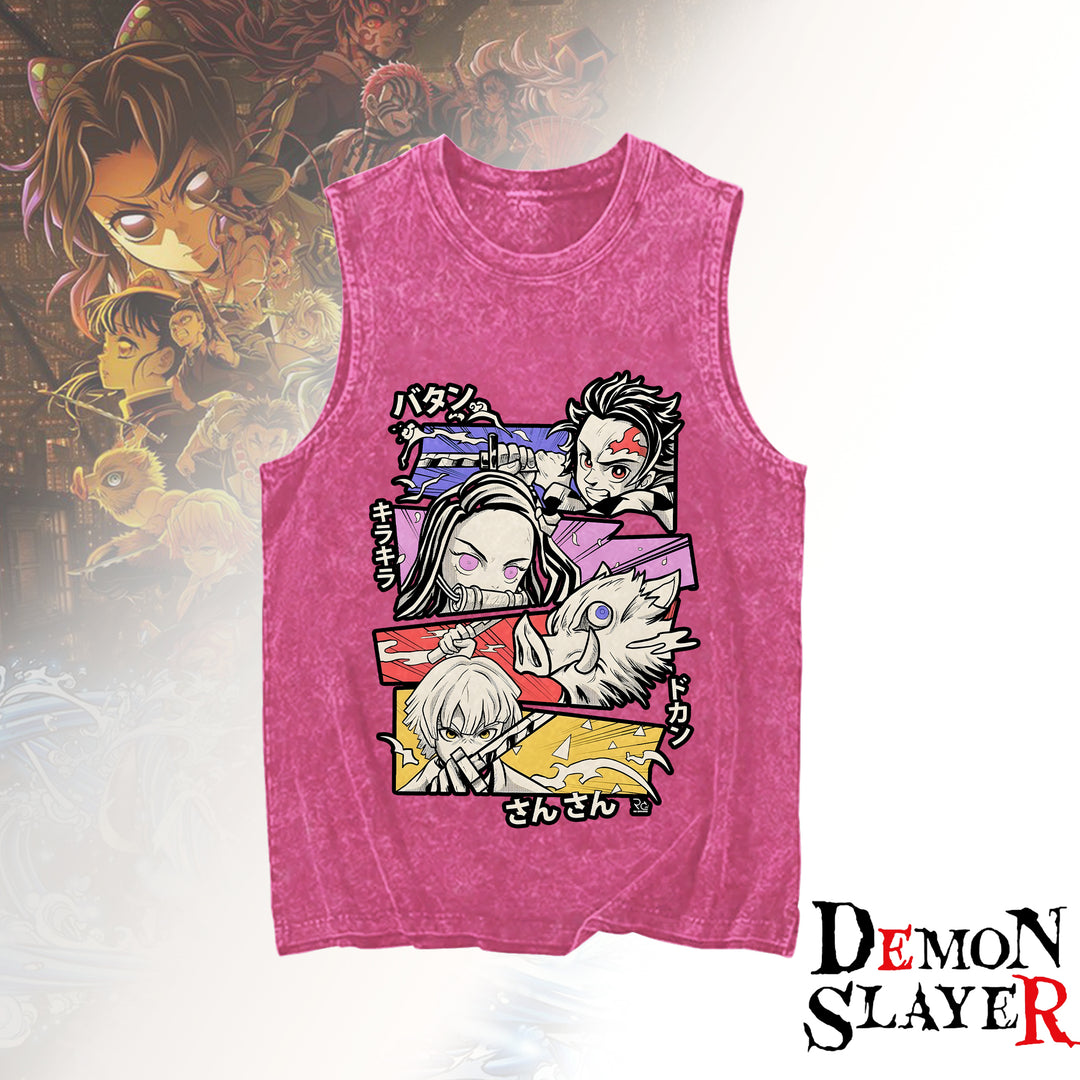 Demon Slayer: Kimetsu No Yaiba Crew Neck T-shirt