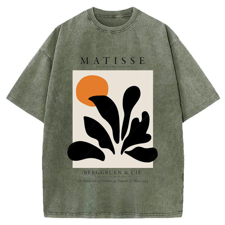 Matisse Papiers Decoupes Washed Crew Neck T-Shirt
