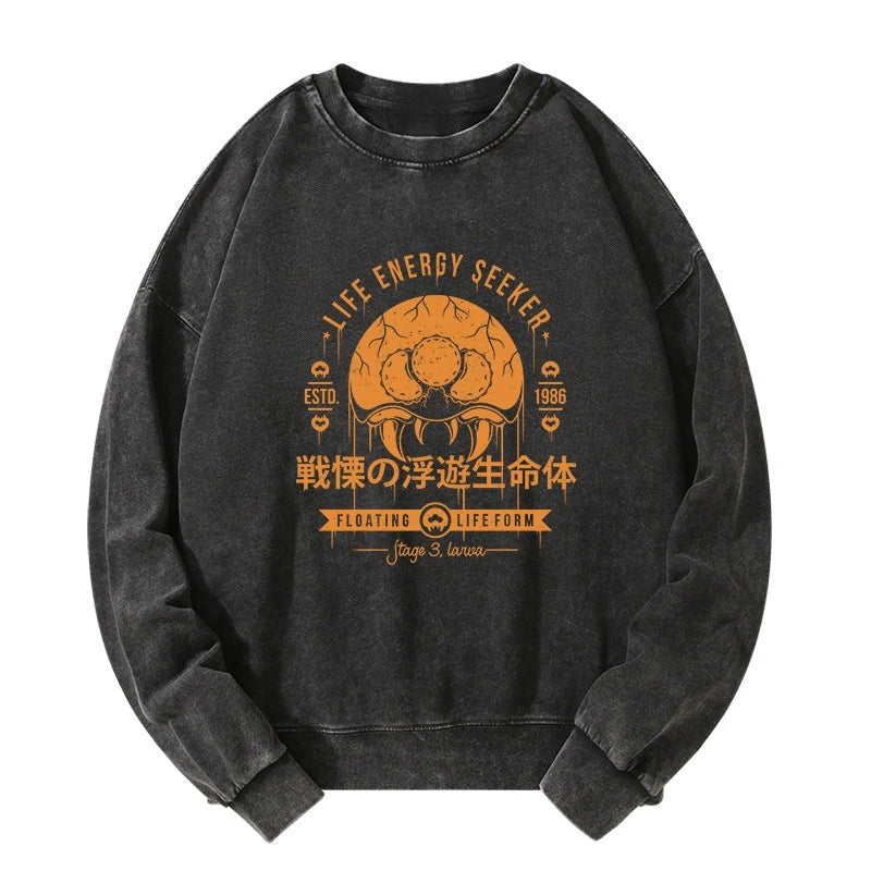 The Dangerous Larva Washed Sweatshirt