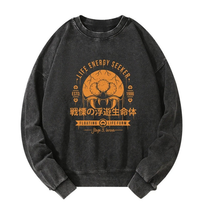 The Dangerous Larva Washed Sweatshirt