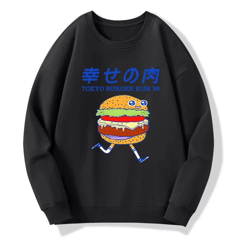 Tokyo Burger Run Japanese Sweatshirt