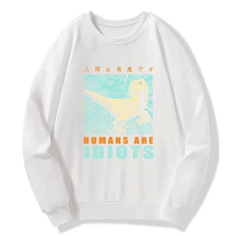Mocking Dinosaurs Japanese Sweatshirt