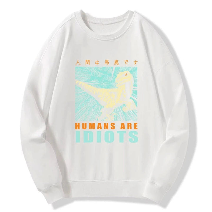 Mocking Dinosaurs Japanese Sweatshirt