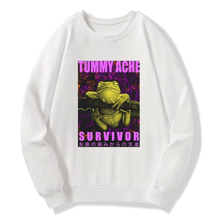A Frog With Stomachache Sweatshirt