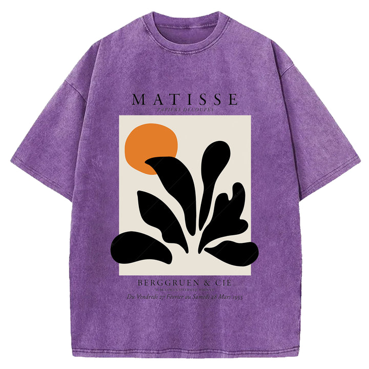 Matisse Papiers Decoupes Washed Crew Neck T-Shirt